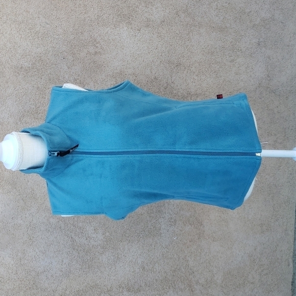 NWT Woolrich fleece zip-up Mock Neck  Outdoor Baselayer vest - Picture 1 of 6